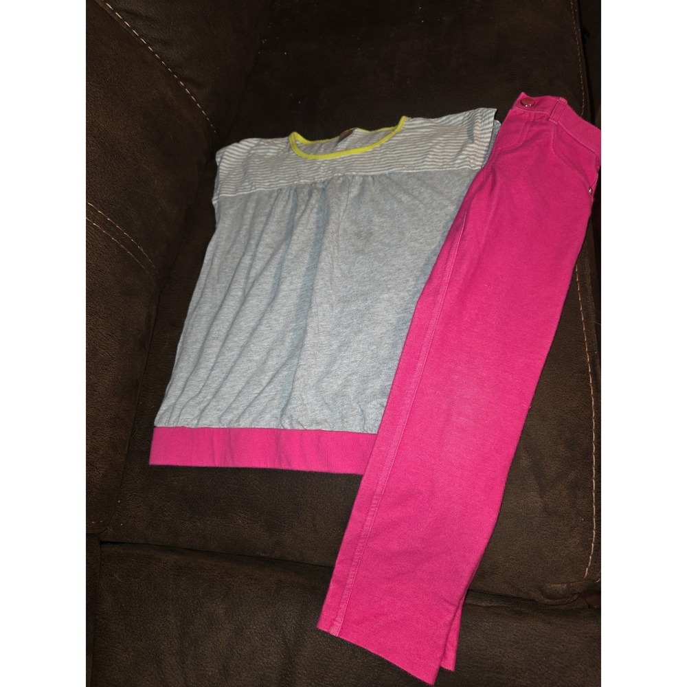 Gymboree bright ideas top size 7 pink pants size 6